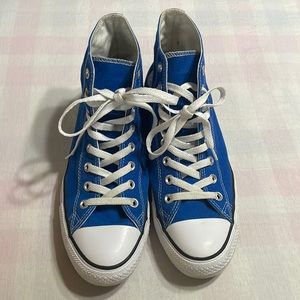 Blue Hi-Top Chucks